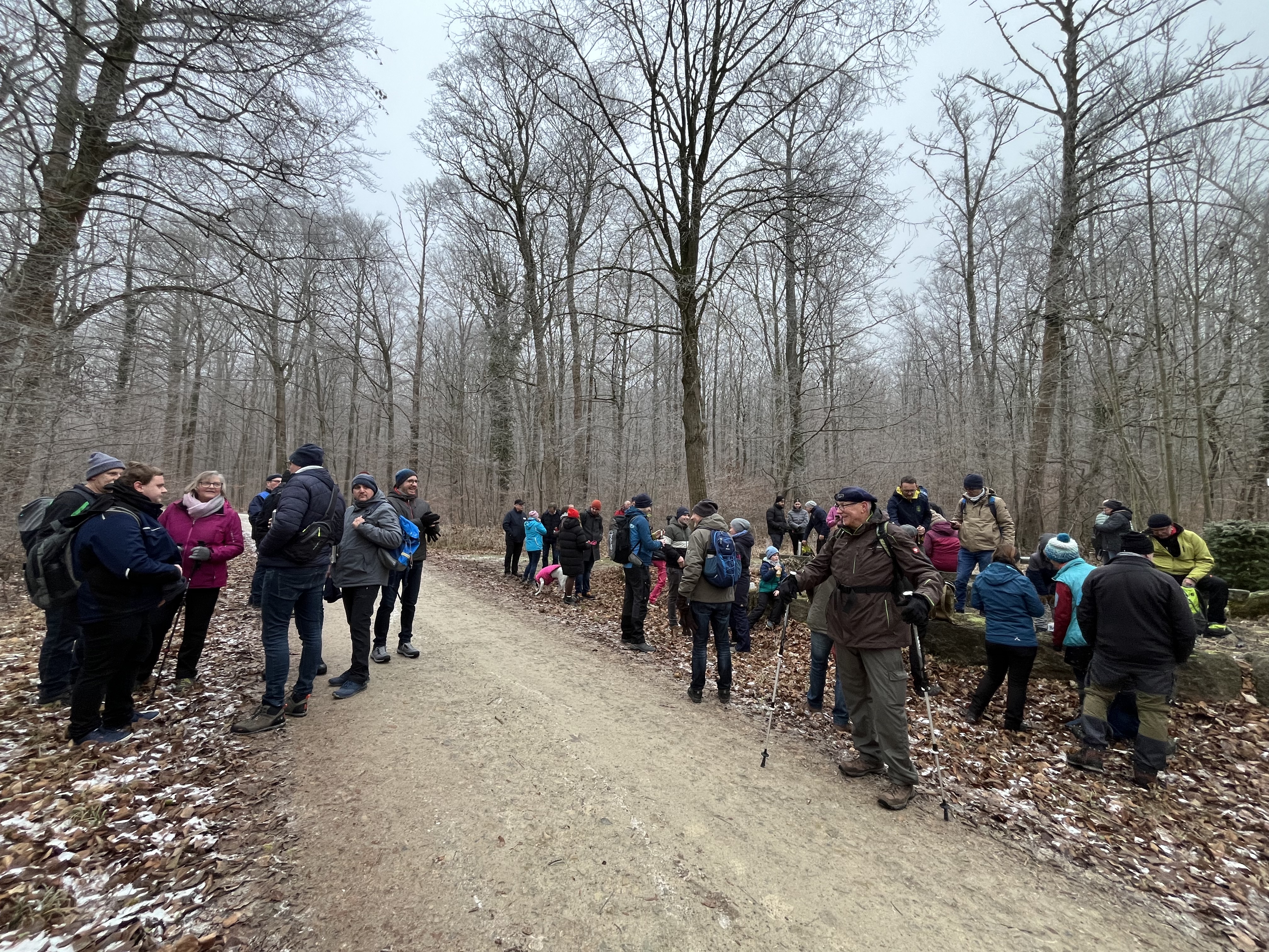 Bild vom Wandertag mit unserer Partnerwehr Heldra und Wendehausen 2025