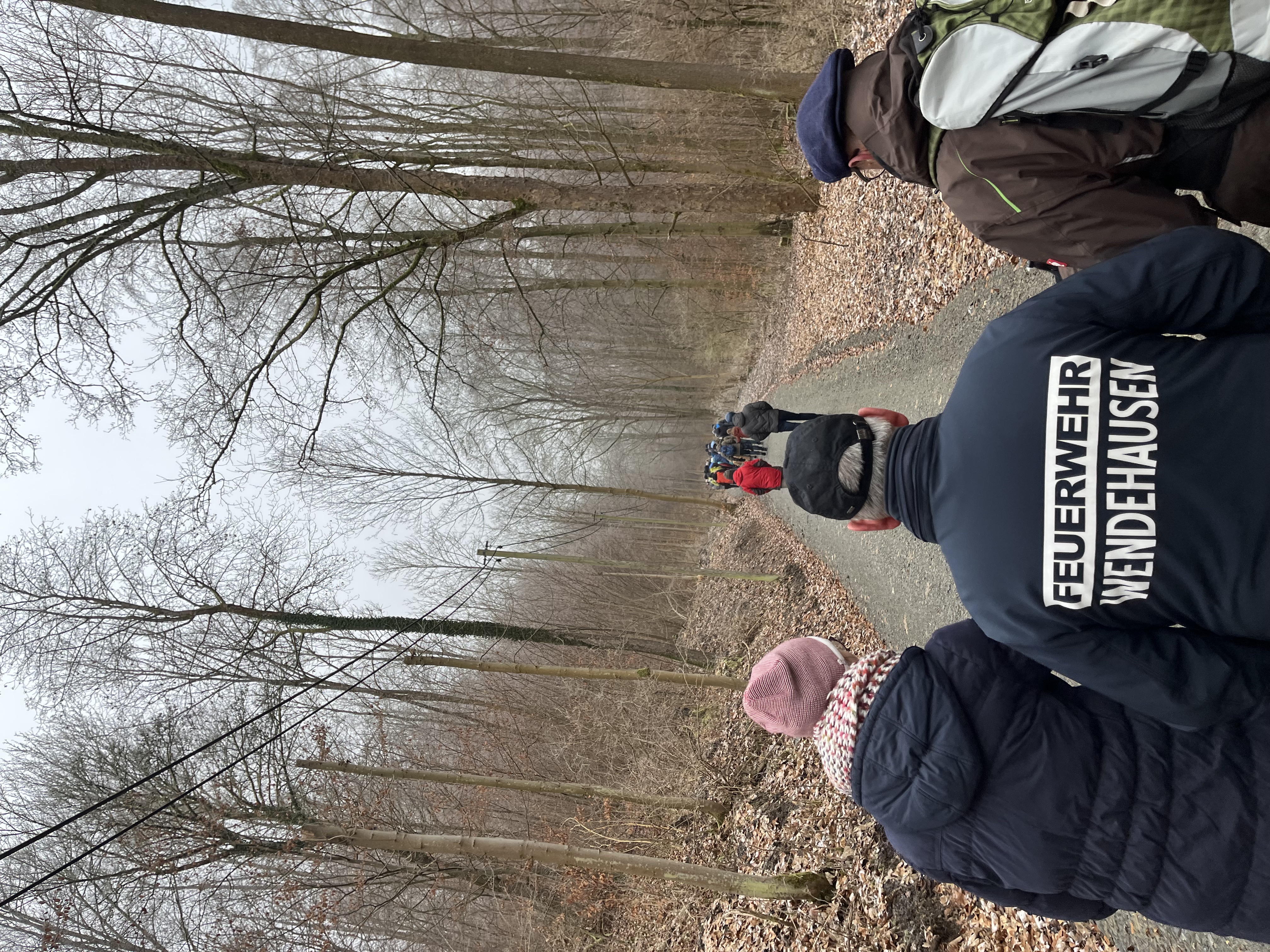 Bild vom Wandertag mit unserer Partnerwehr Heldra und Wendehausen 2025