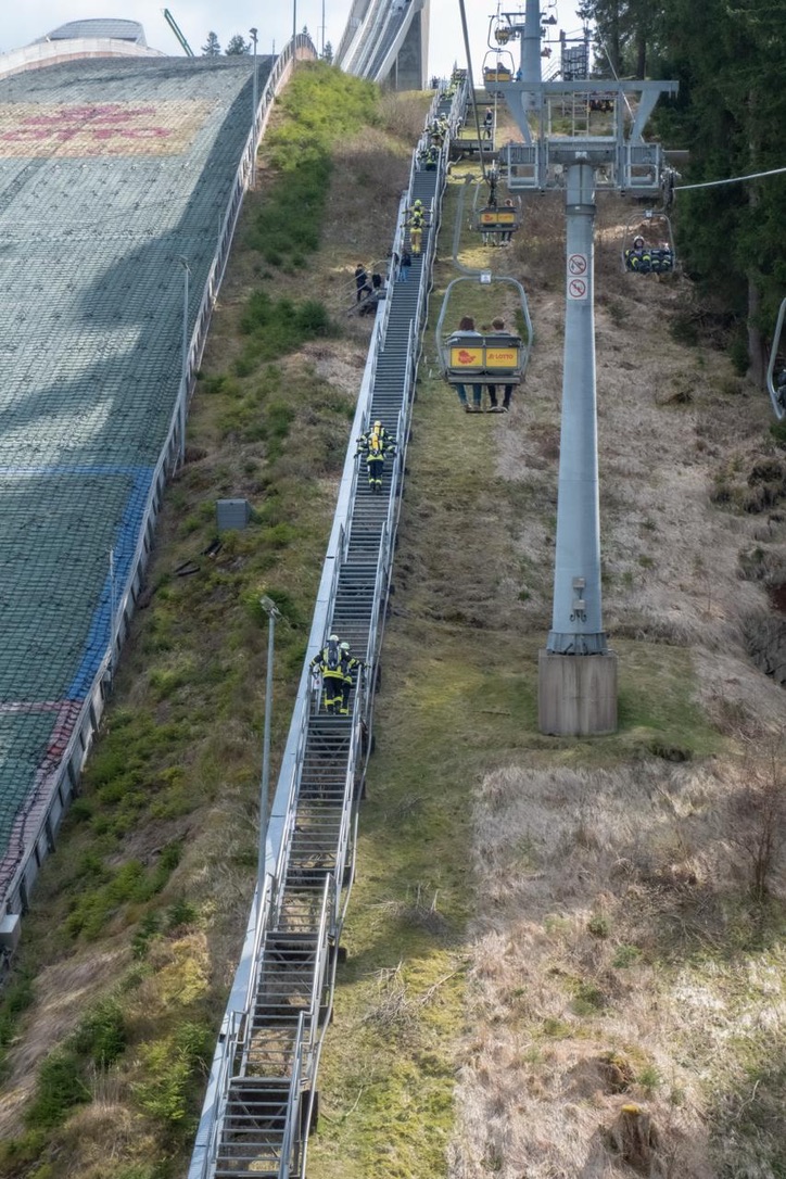 Bild vom Treppenlauf am 19. April 2026 in Oberhof