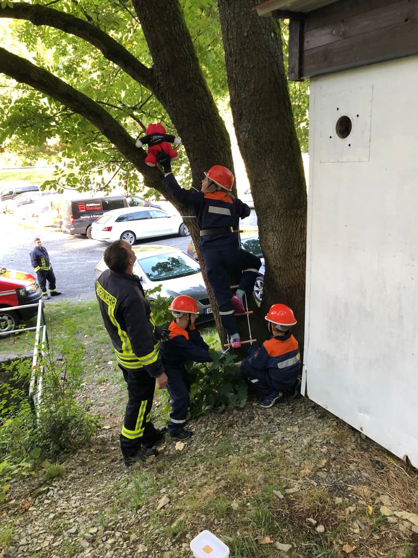 Bild von der 24 Stunden Übung der Jugendfeuerwehr 