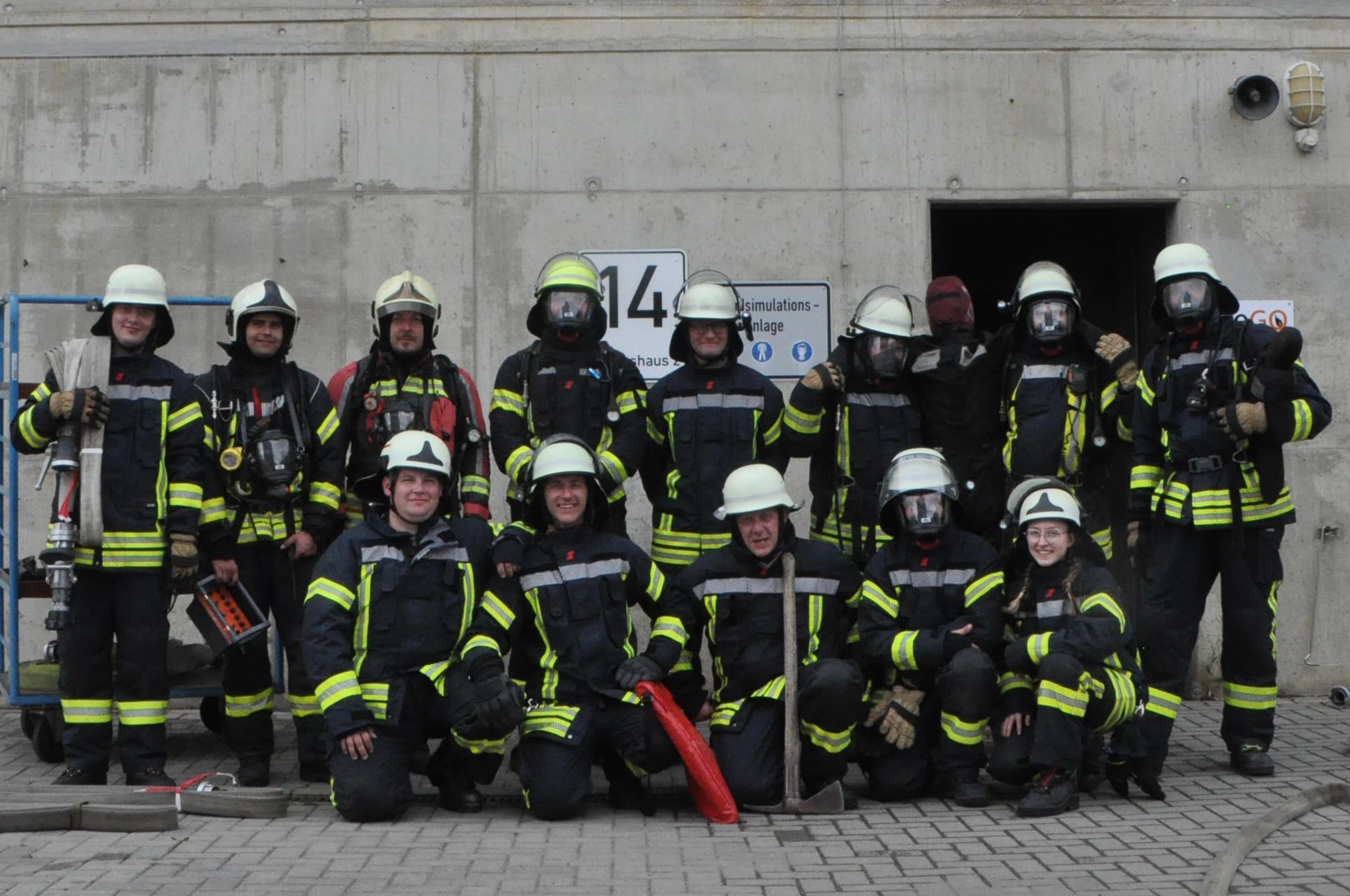 Bild von der Ausbildung Brandsimulationsanlage 2024