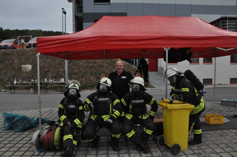 Bild von der Ausbildung Brandsimulationsanlage 2024
