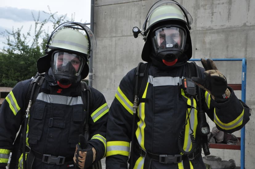Bild von der Ausbildung Brandsimulationsanlage 2024