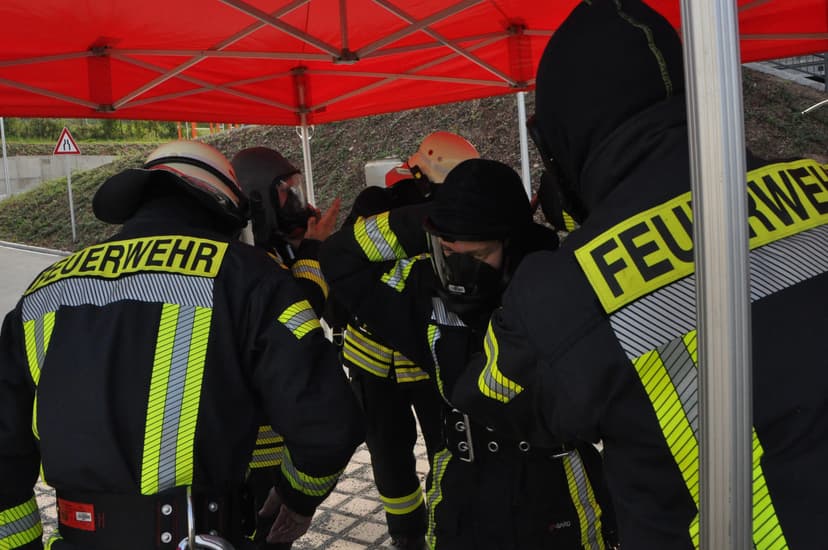 Bild von der Ausbildung Brandsimulationsanlage 2024