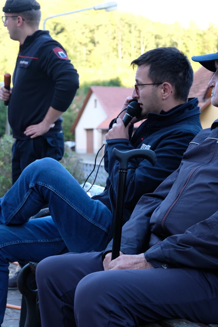 Bild von der Festwoche zu 100 Jahre Feuerwehr Wendehausen, öffentliche Einsatzübung