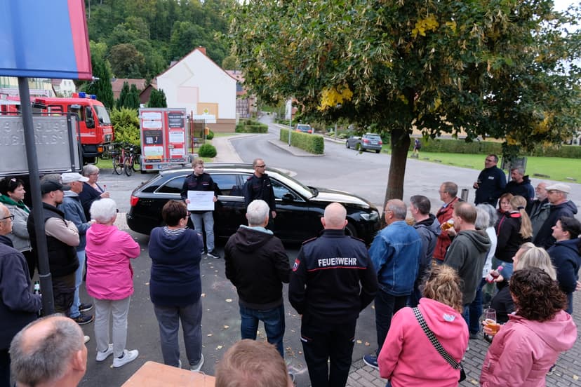 Bild von der Festwoche zu 100 Jahre Feuerwehr Wendehausen, Erste Hilfe Kurs