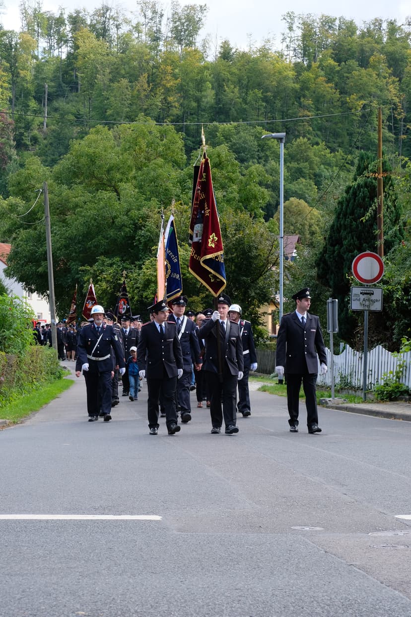 Bild von der Festwoche zu 100 Jahre Feuerwehr Wendehausen, Festumzug