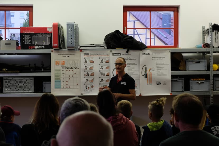 Bild von der Festwoche zu 100 Jahre Feuerwehr Wendehausen, Feuerlöschtag