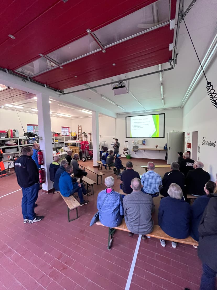 Bild von der Festwoche zu 100 Jahre Feuerwehr Wendehausen, Kettensäge