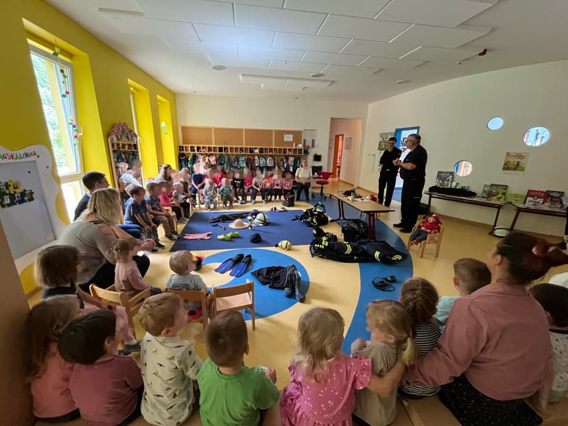 Bild von der Festwoche zu 100 Jahre Feuerwehr Wendehausen, Kindergarten