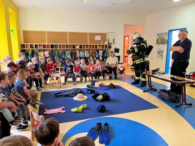 Bild von der Festwoche zu 100 Jahre Feuerwehr Wendehausen, Kindergarten