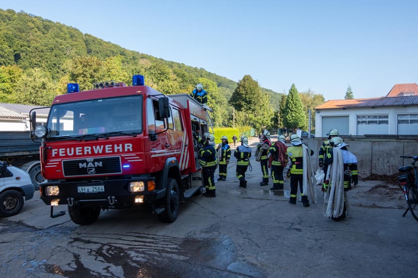 Bild von der Festwoche zu 100 Jahre Feuerwehr Wendehausen, Kreisausscheid