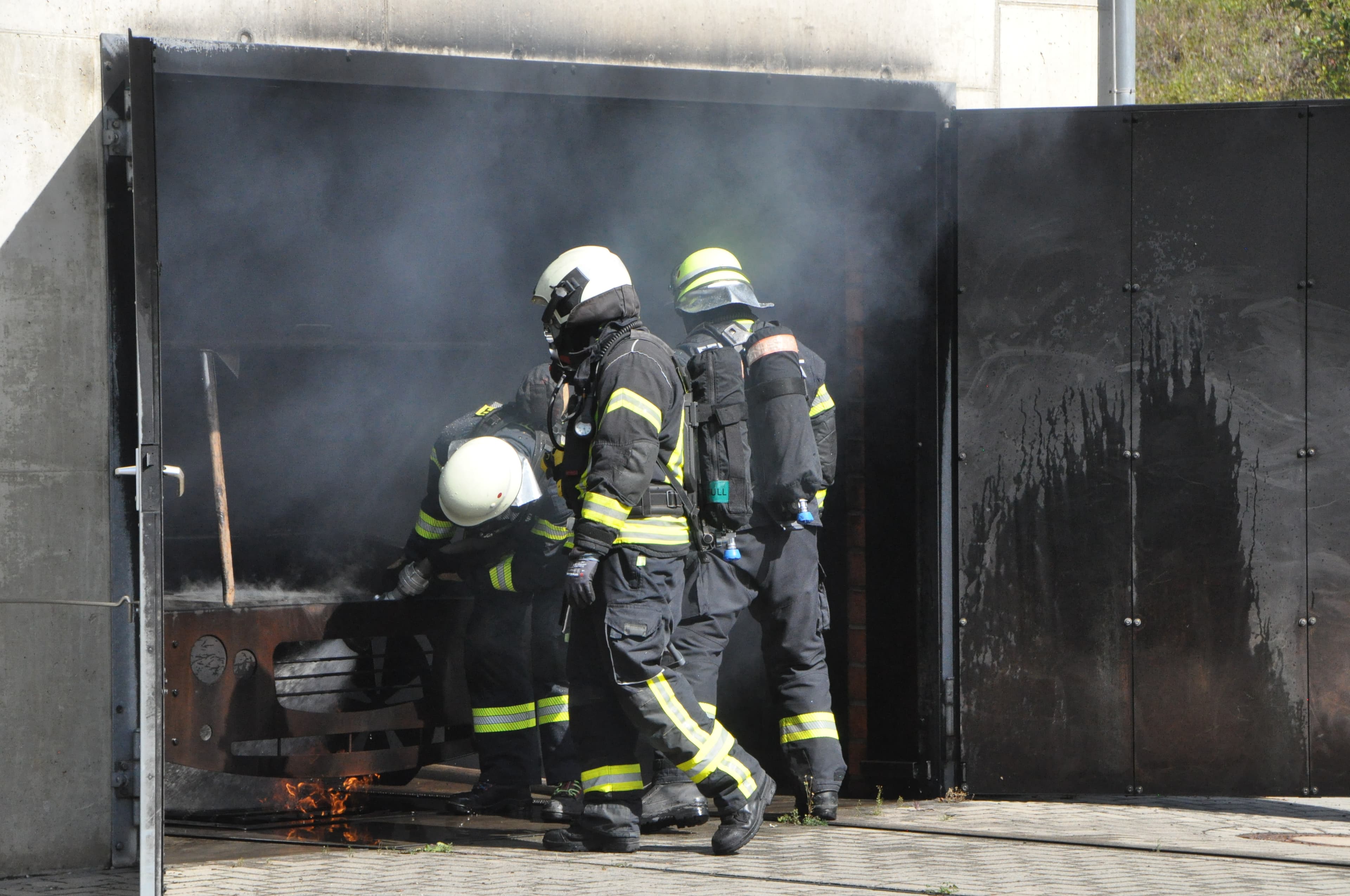 Bild von der Brandsimulationsanlage 2024