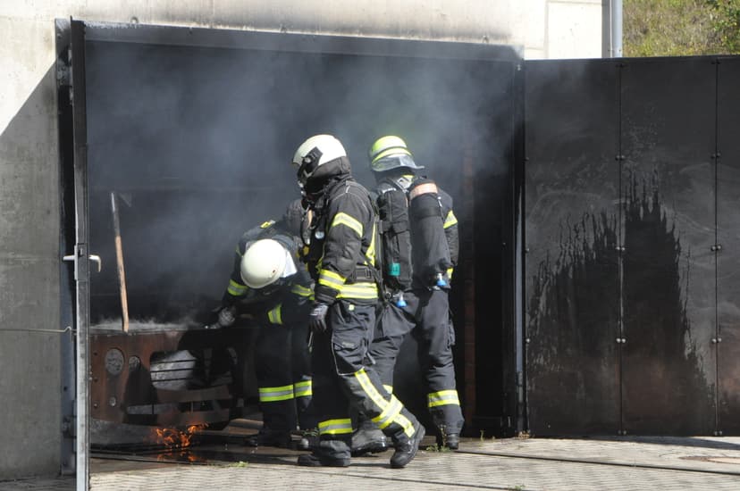 Bild von der Brandsimulationsanlage 2024