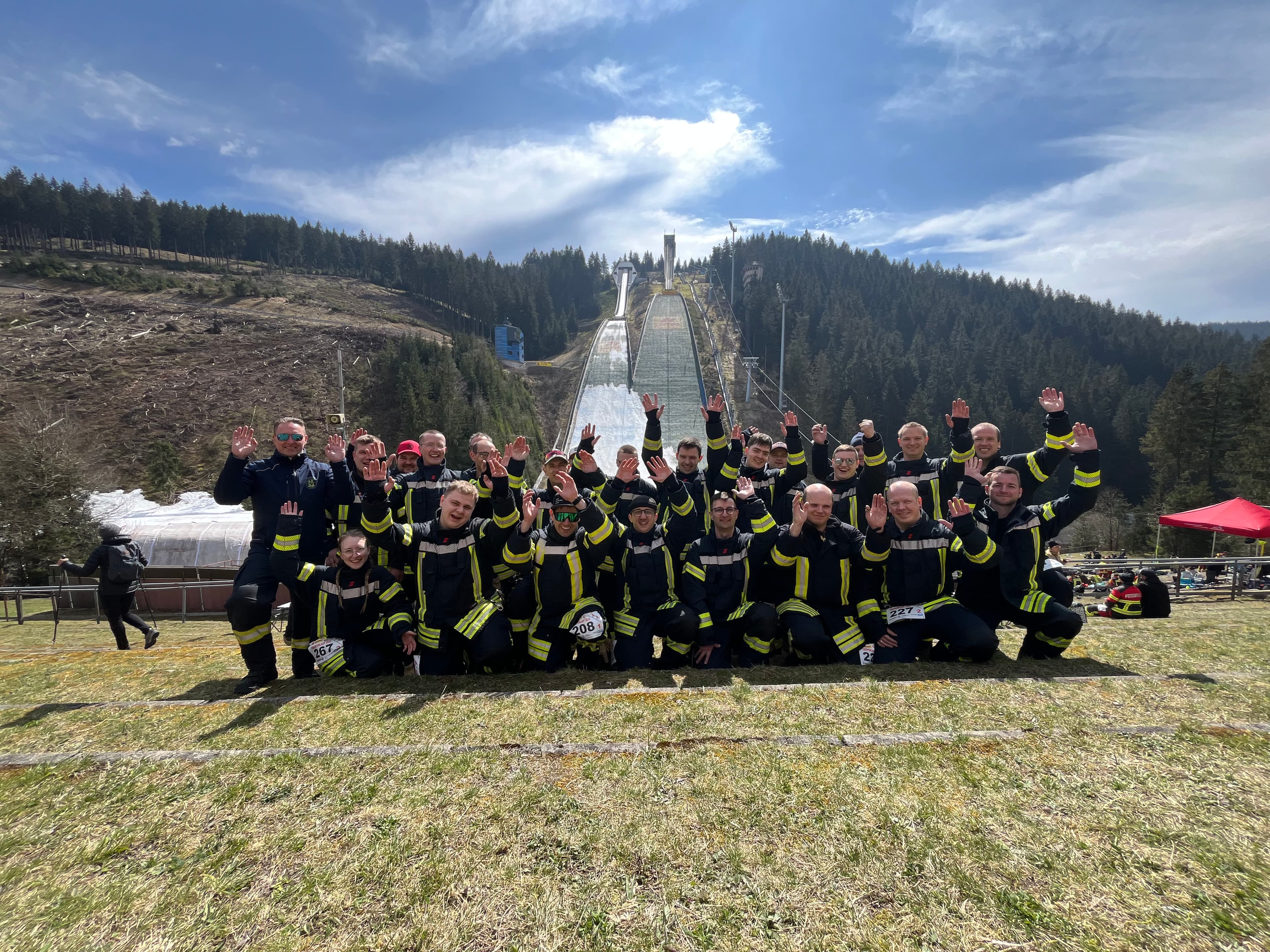 Bild vom Treppenlauf in Oberhof 2025