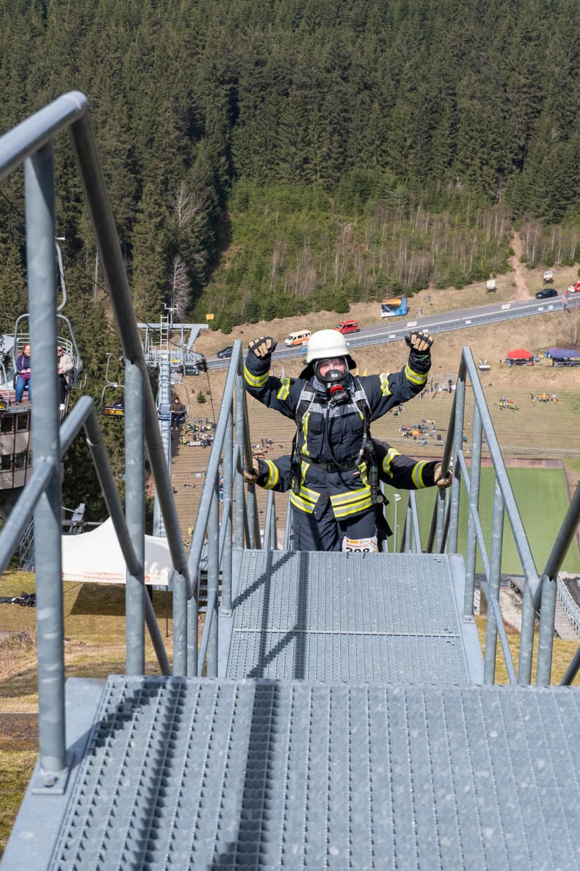 Bild vom Treppenlauf in Oberhof 2025