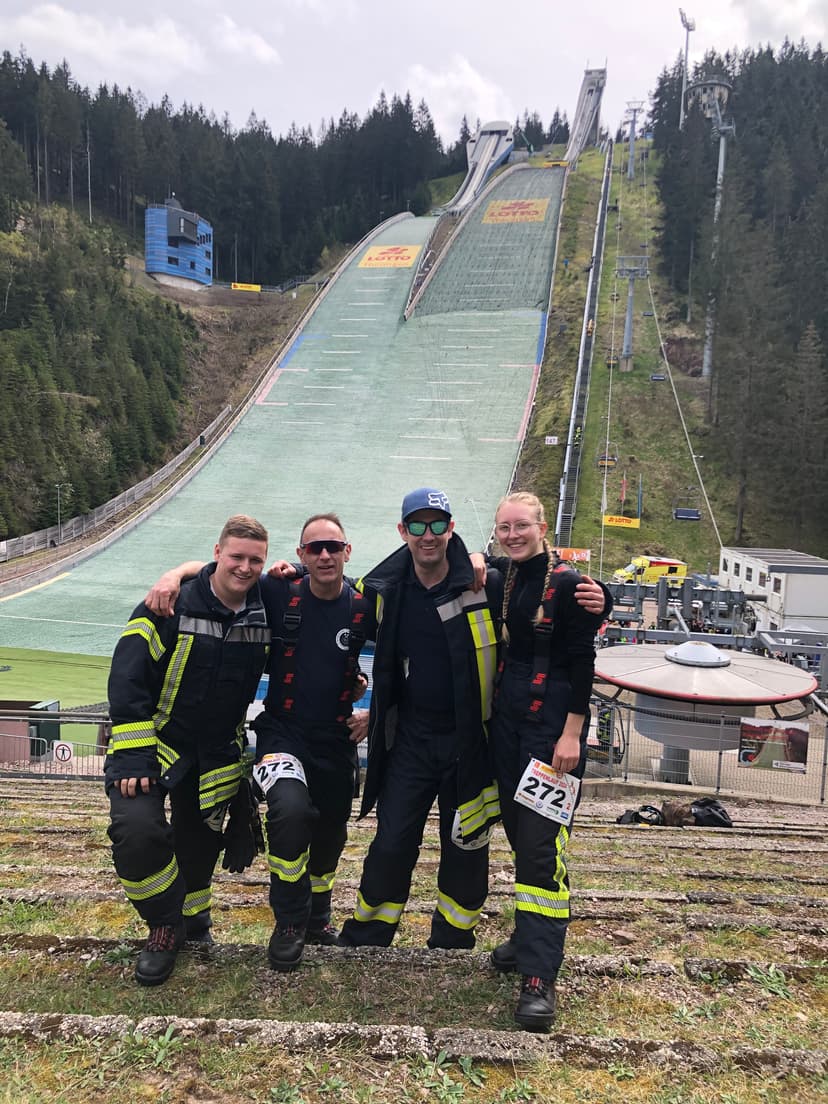 Bild vom Treppenlauf in Oberhof 2024