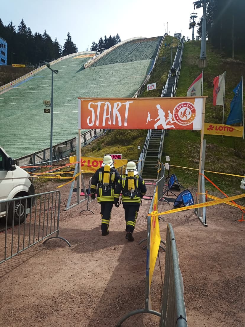 Bild vom Treppenlauf in Oberhof 2024