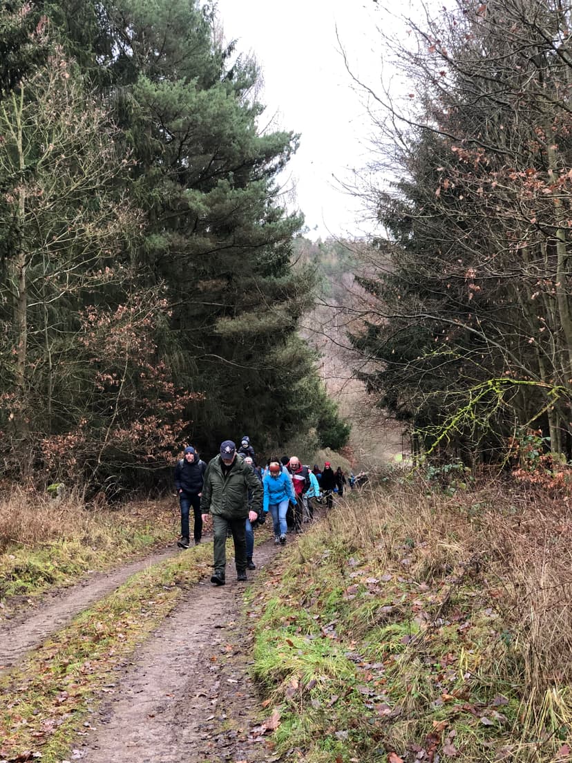 Bild von der Wandertag mit der Feuerwehr Heldra 2022