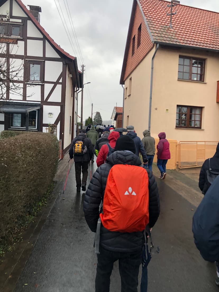 Bild von der Wandertag mit der Feuerwehr Heldra 2022