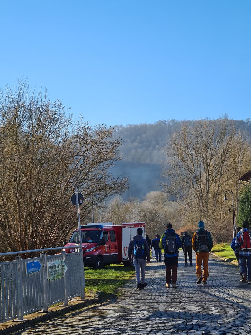 Bild vom Wandertag mit der FF Heldra 2024