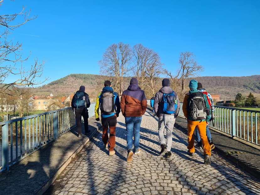Bild vom Wandertag mit der FF Heldra 2024