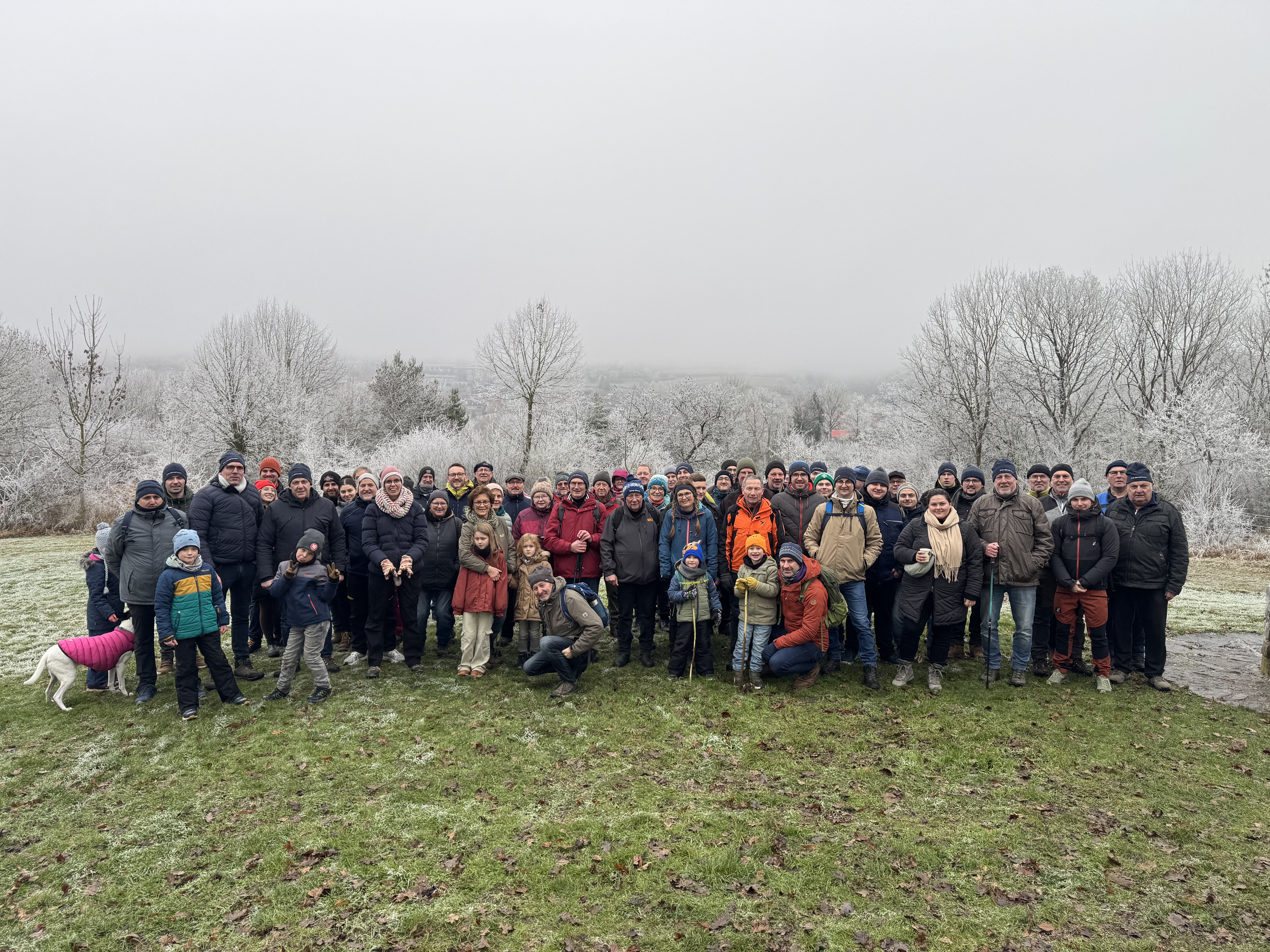 Bild vom Wandertag mit unserer Partnerwehr Heldra und Wendehausen 2025